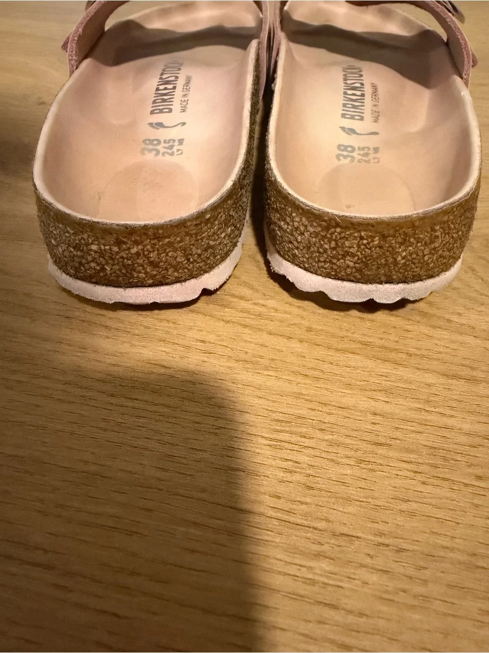 Birkenstock Madrid Patent Leather Slide Sandals - Blush Pink